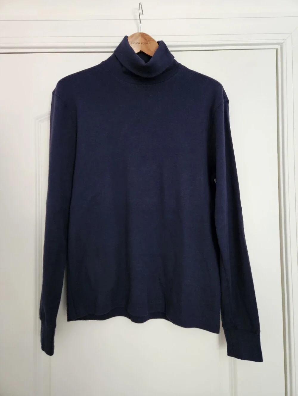 Mid Weight Navy Turtleneck Shirt